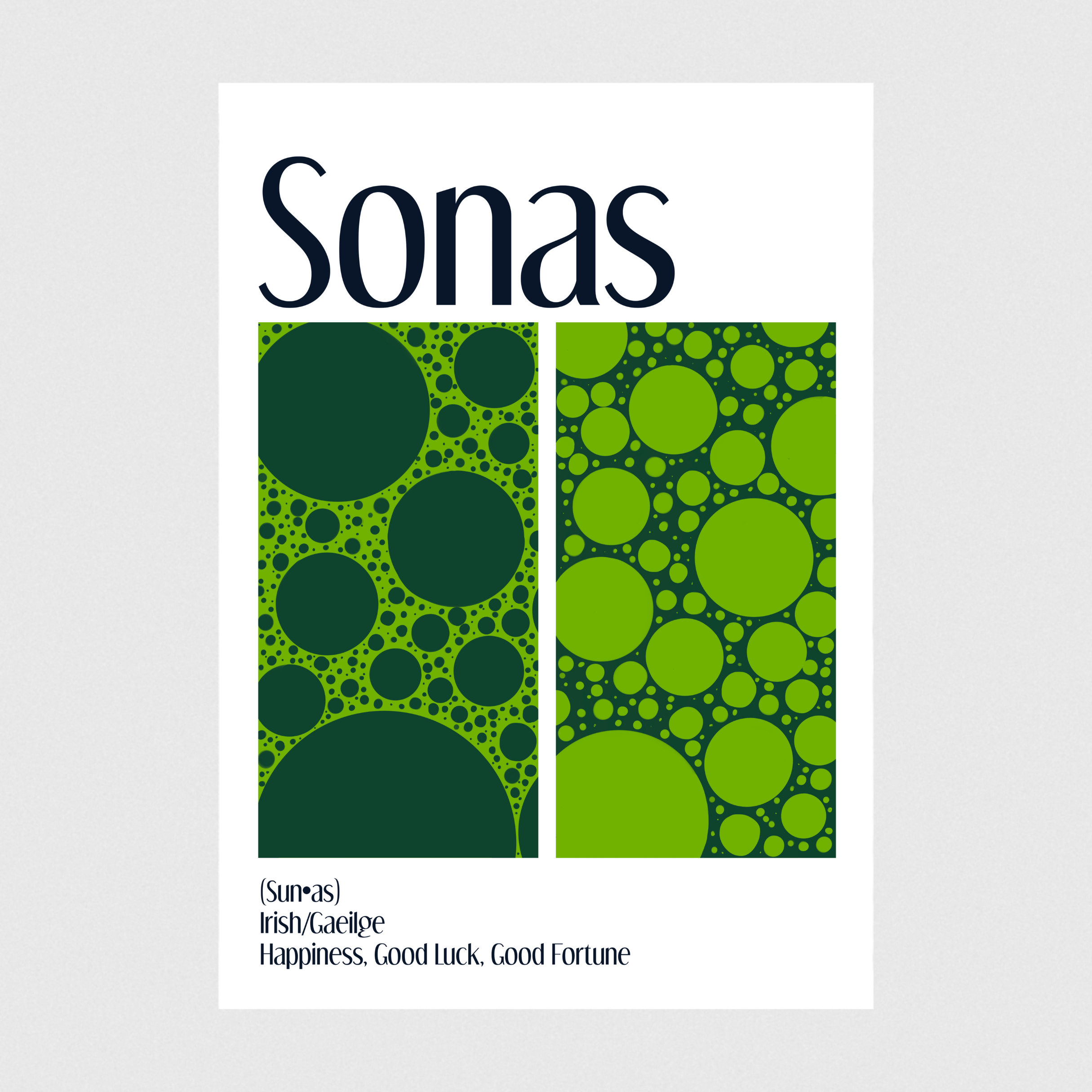 Sonas by Rachael Ní Mheilbhín